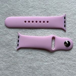 Soft Pink Silicone Strap for Apple Watch Series‎ Compatibility